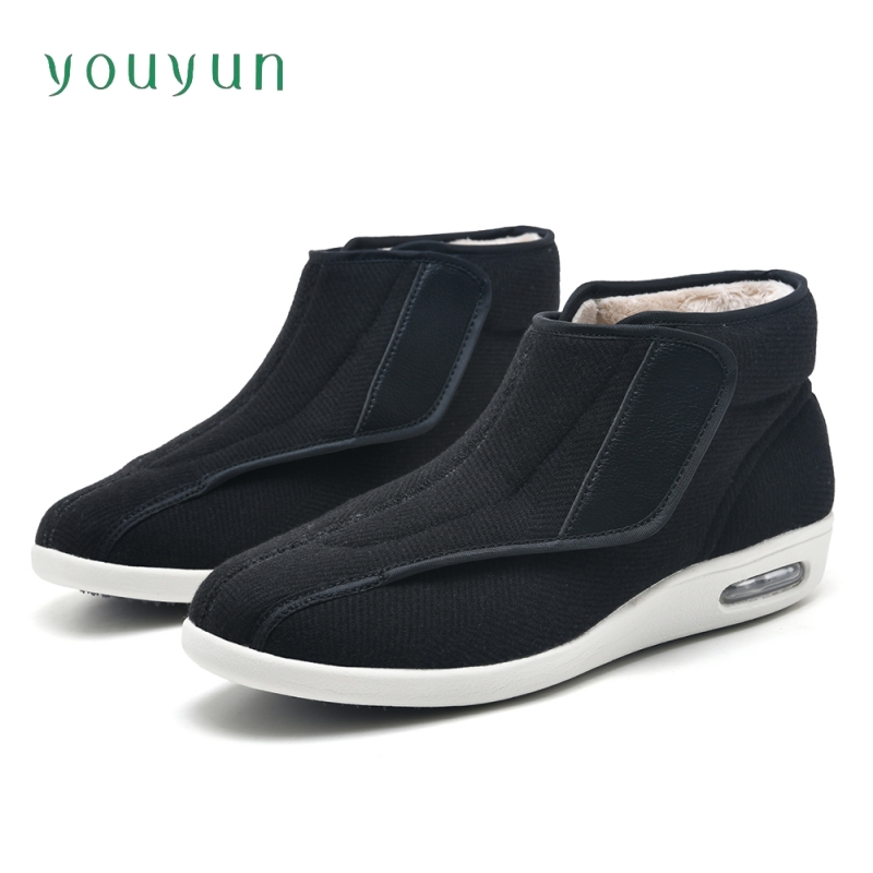 Men'S Shoes Diabetic - Winter high top walking casual elderly