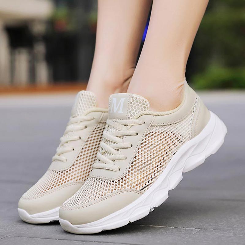 Men Shoes Online Shopping - Summer Breathable Sneakers Women Mesh Women's