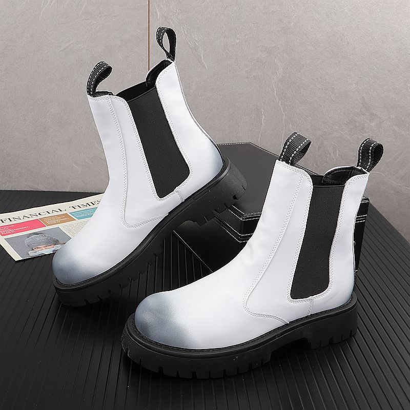 Men Shoes Type - Men Luxury Fashion Genuine Leather Boots