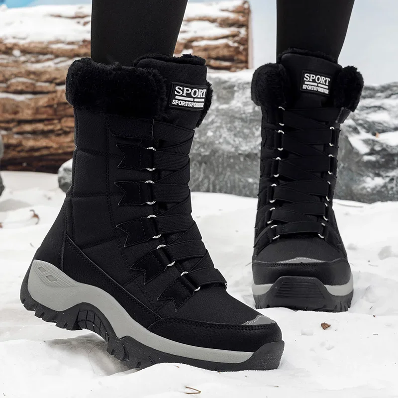 Hiking Boot Waterproof - New Winter Women Boots High Quality