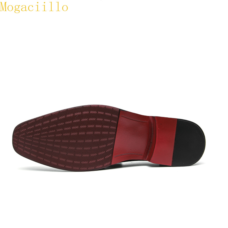 Brand Yellow Men's Tassel  Red - огляд і ціна Men Shoes Size 46