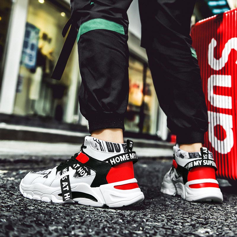 Large Size High Top Chunky Man - огляд і ціна Men Shoes Online Shopping