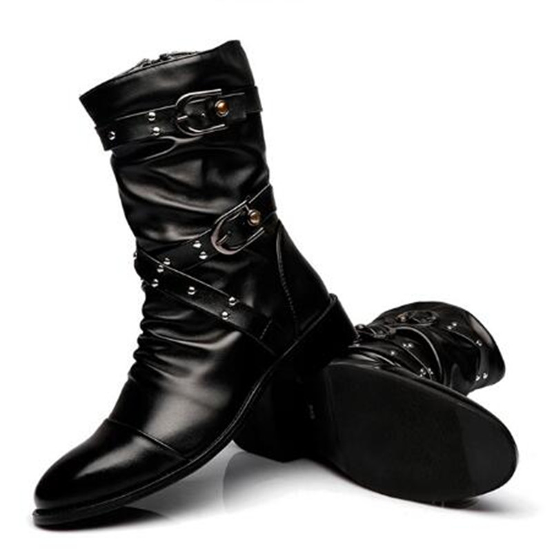 Fashion Men's Leather High Qua - огляд і ціна Men Shoes Size 46
