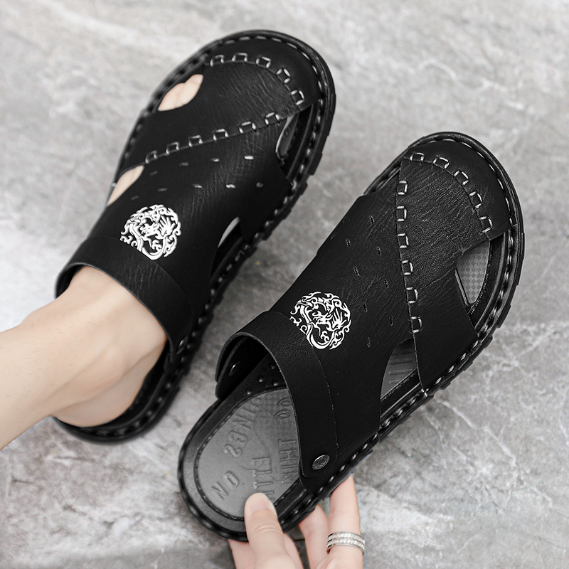 Men Slippers Summer Outside St - огляд і ціна Men Shoes Size 46