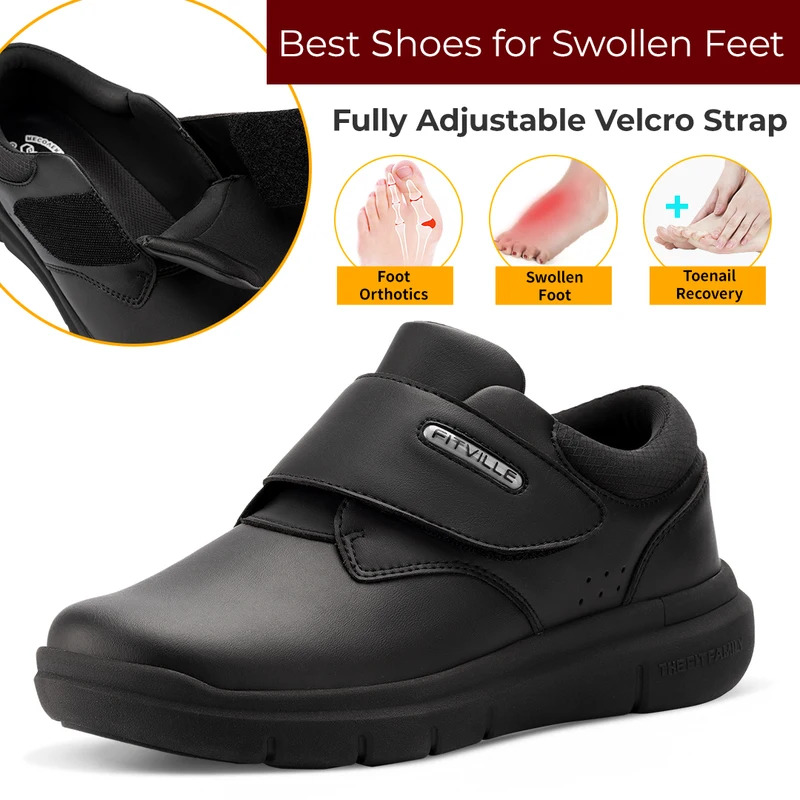 Extra Wide Men'S Shoes Leather - огляд і ціна Men'S Shoes Diabetic