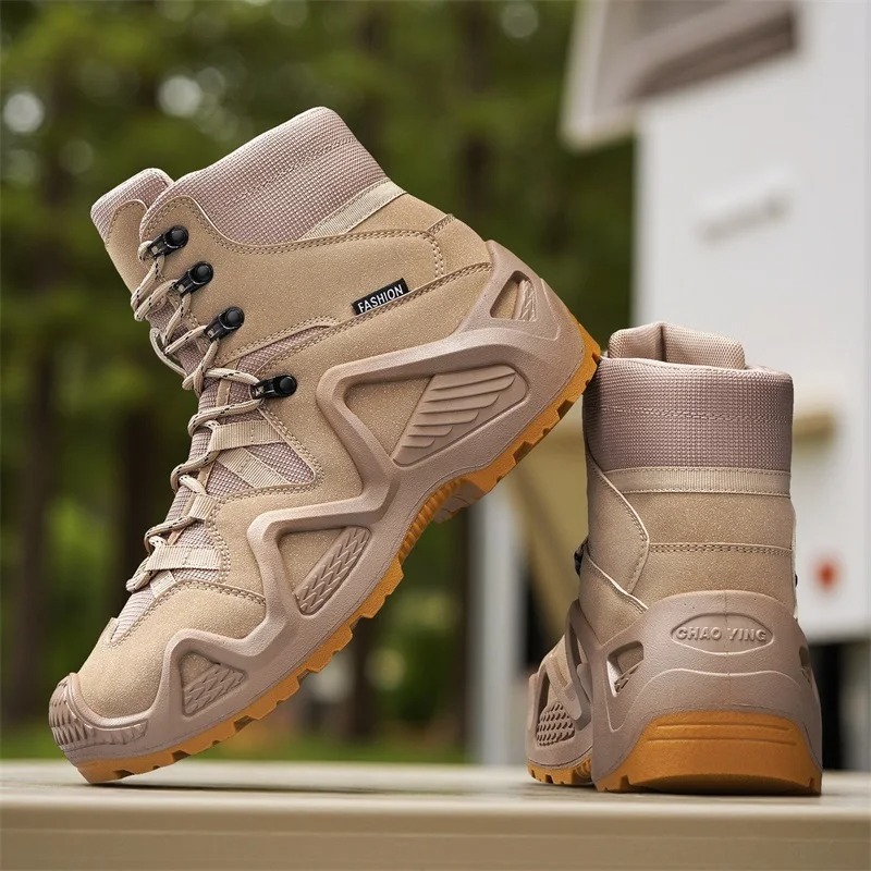 Men Tactical Boots Lace Up Bra - огляд і ціна Hiking Boot Waterproof