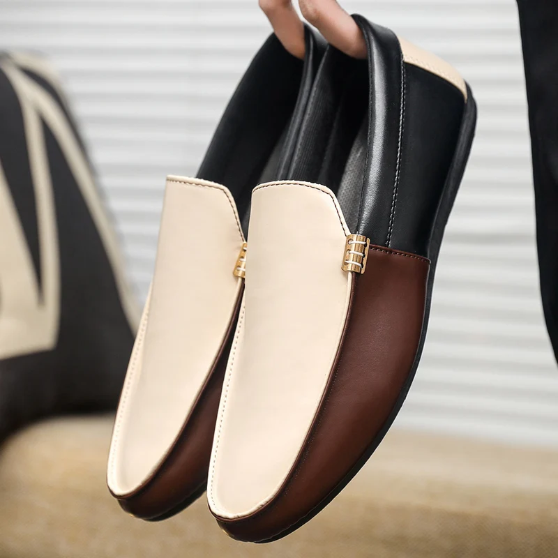 Fashion Leather Loafers For Me - огляд і ціна Men'S Shoes Hey Dude