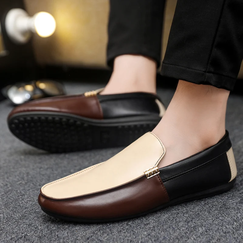 Fashion Leather Loafers For Me - огляд і ціна Men'S Shoes Hey Dude