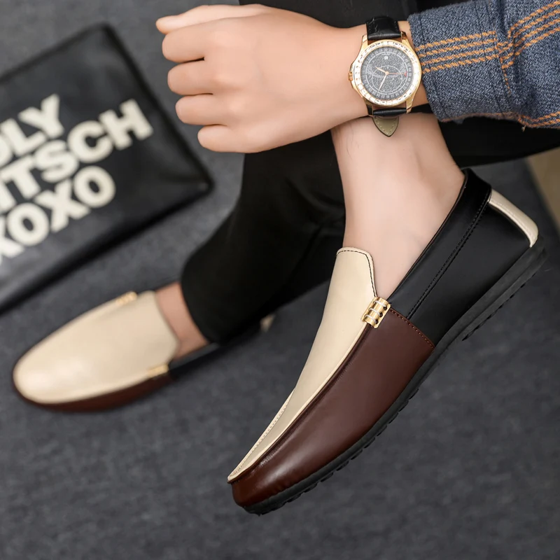 Fashion Leather Loafers For Me - огляд і ціна Men'S Shoes Hey Dude