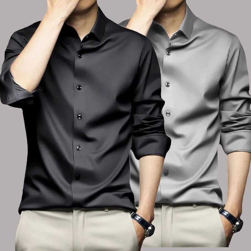 S-5XL Men's Shirt Long Sleeve  - огляд і ціна Men Shoes Zara