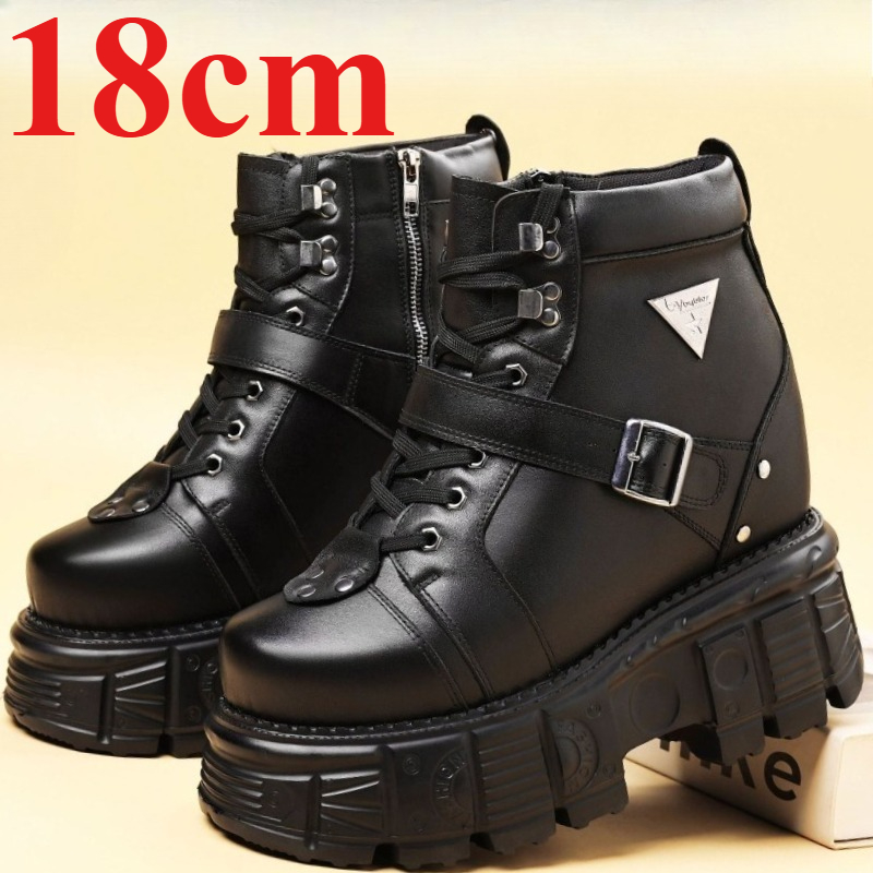 Genuine Leather Motorcycle Boo - огляд і ціна Men Shoes Type