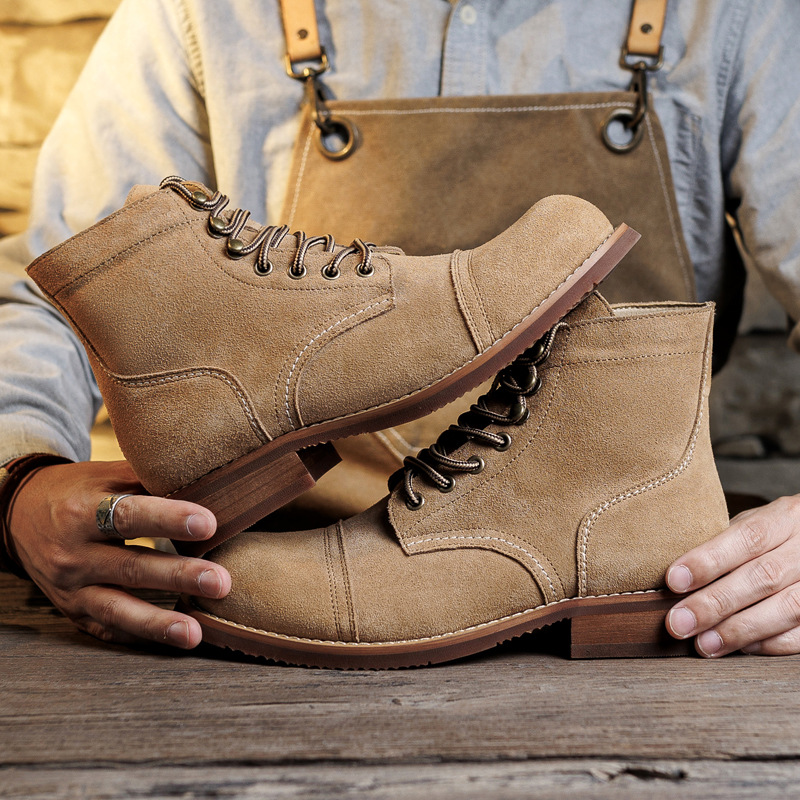 Suede Boot Goodyear-Welted Mot - огляд і ціна Men Shoes Type