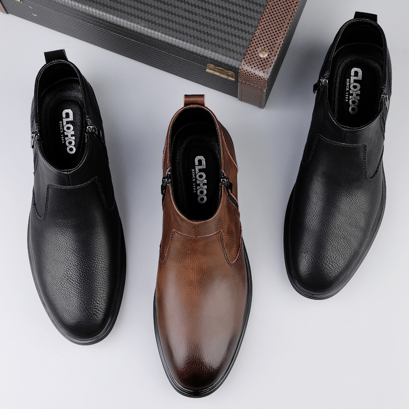 CLOHOO Handmade Men's Boots Bu - огляд і ціна Men'S Shoes Hey Dude