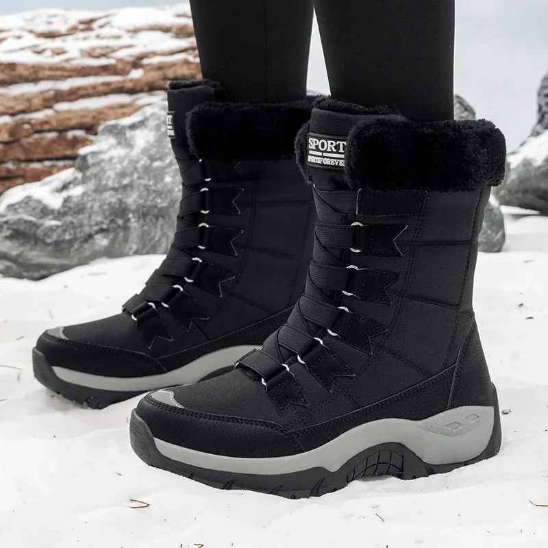 New Winter Women Boots High Qu - огляд і ціна Hiking Boot Waterproof