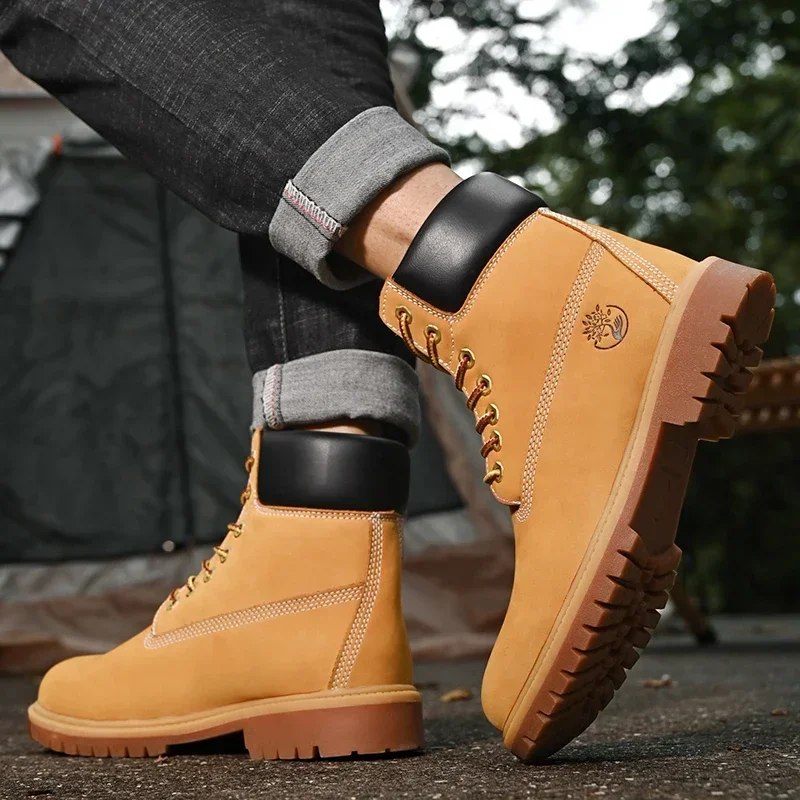 Boots Men High Top Boots High  - огляд і ціна Men Shoes Type