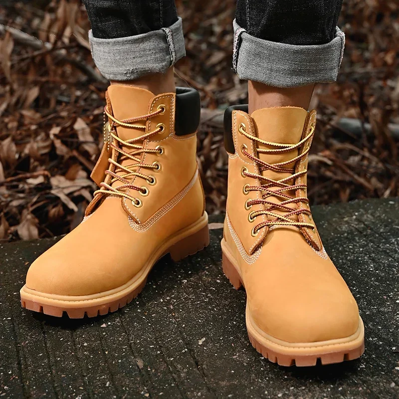 Boots Men High Top Boots High  - огляд і ціна Men Shoes Type